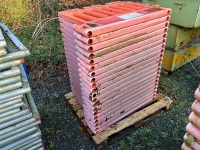 APPROX. 20No. 860mm PLASTIC BARRIERS