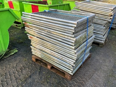 APPROX. 25No. 950mm GALVANISED BARRIERS