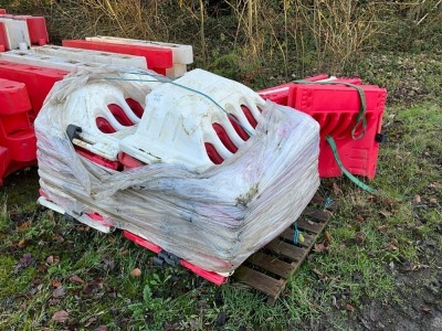 APPROX. 25No. ASSORTED PLASTIC BARRIERS