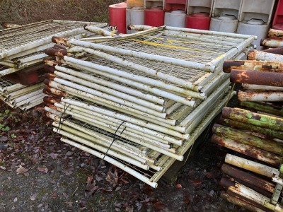 APPROX. 20No. 1500mm METAL BARRIERS