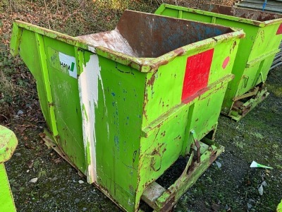 LARGE FORKLIFT TIPPING SKIP (K7341)