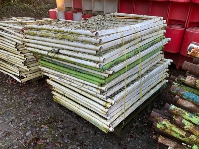 APPROX. 25No. 1500mm METAL BARRIERS