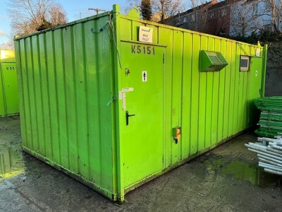 APPROX. 20ft x 10ft ANTI VANDAL COMBI TOILET BLOCK (K5151)