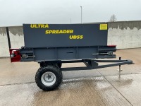 UNUSED ULTRA SPREADER UB55 SINGLE AXLE TRACTOR DRIVEN TOP DRESSER SPREADER - 9