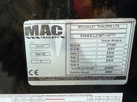 MCCAULEY 24ft TRI AXLE LOW LOADER - 4