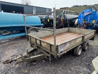 IFOR WILLIAMS 12ft x 6.6ft DROPSIDE GALVANISED TRAILER - 2