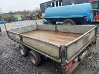 IFOR WILLIAMS 12ft x 6.6ft DROPSIDE GALVANISED TRAILER - 4