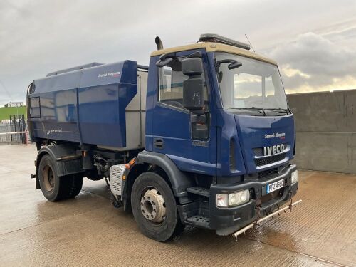 IVECO EUROCARGO 150E22 15 TON SCRAB ROAD SWEEPER