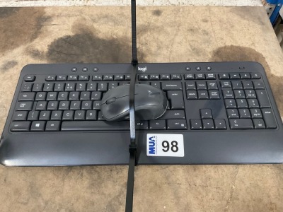 LOGI WIRELESS KEYBOARD & MOUSE