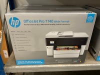 UNUSED HP OFFICEJET PRO 7740 WIDE FORMAT A3 ALL-IN-ONE INKJET PRINTER