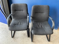 2No. MEETING CHAIRS - 2