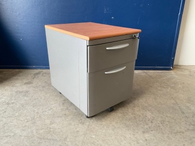 TWO DRAWER PEDESTAL