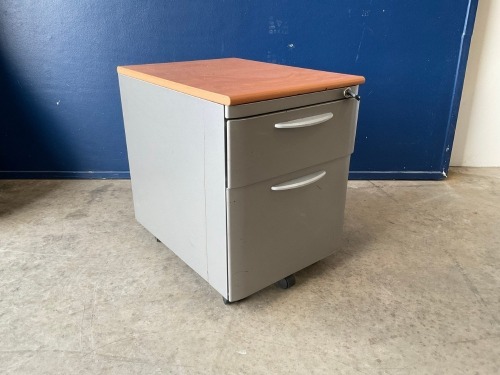 TWO DRAWER PEDESTAL