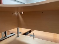 1600mm LEFT HAND CORNER DESK & 3 DRAWER PEDESTAL - 7