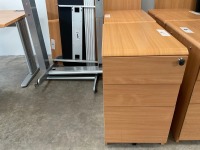 UNASSEMBLED TWO PERSON BENCH DESK INC. 2No. DESKS & 2No. 3 DRAWER PEDESTALS - 5