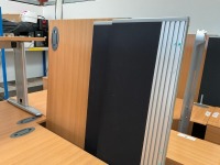 UNASSEMBLED TWO PERSON BENCH DESK INC. 2No. DESKS & 2No. 3 DRAWER PEDESTALS - 7