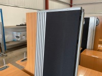 UNASSEMBLED TWO PERSON BENCH DESK INC. 2No. 1600mm DESKS & 1No. 3 DRAWER PEDESTAL - 8