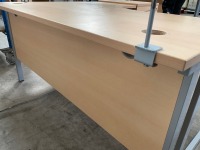 1600mm RIGHT HAND CORNER DESK & 3 DRAWER PEDESTAL - 9