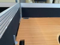 TWO PERSON BENCH DESK INC. 2No. DESKS, 2No. PEDESTALS & 2No. Operator Chairs - 10