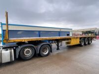 GENERAL TRAILERS APPROX. 45ft TRI AXLE&nbsp; FLAT TRAILER ON AIR - 4