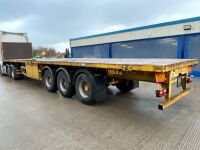 GENERAL TRAILERS APPROX. 45ft TRI AXLE&nbsp; FLAT TRAILER ON AIR - 15