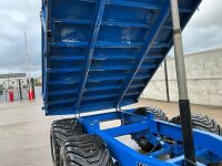 EUROSPEC ENGINEERING 13FT X 7FT 6" TANDEM AXLE HYDRAULIC DROPSIDE TIPPING TRAILER - 3