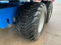 EUROSPEC ENGINEERING 13FT X 7FT 6" TANDEM AXLE HYDRAULIC DROPSIDE TIPPING TRAILER - 8