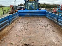 EUROSPEC ENGINEERING 13FT X 7FT 6" TANDEM AXLE HYDRAULIC DROPSIDE TIPPING TRAILER - 14