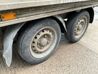 APPROX. 8ft x 5ft IFOR WILLIAMS 2000KGS DROPSIDE GALVANISED TWIN AXLE TRAILER - 9