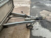 APPROX. 8ft x 5ft IFOR WILLIAMS 2000KGS DROPSIDE GALVANISED TWIN AXLE TRAILER - 10
