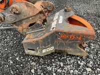 MDE 200 HYDRAULIC TREE SHEAR TO SUIT 5-8 TON EXCAVATOR - 4