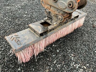 APPROX. 1500mm ROAD BRUSH TO SUIT 5-8 TON EXCAVATOR