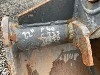 STRICKLAND APPROX. 22" TOOTHED DIGGING BUCKET TO SUIT 4-8 TON EXCAVATOR - 9