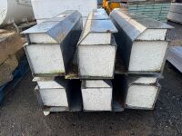 PALLET TO INC. 6No. APPROX. 1.4m STEEL CATNIC HEADS - 6