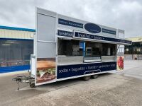 APPROX. 16ft x 7.6ft TWIN AXLE CATERING TRAILER&nbsp;