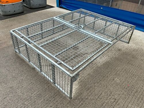 APPROX. 2000mm x 1550mm x 450mm GALVANISED GAS TANK STORAGE CAGE