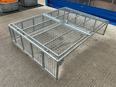 APPROX. 2000mm x 1550mm x 450mm GALVANISED GAS TANK STORAGE CAGE