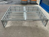 APPROX. 2000mm x 1550mm x 450mm GALVANISED GAS TANK STORAGE CAGE - 2