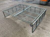 APPROX. 2000mm x 1550mm x 450mm GALVANISED GAS TANK STORAGE CAGE - 3