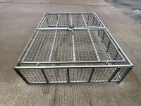 APPROX. 2000mm x 1550mm x 450mm GALVANISED GAS TANK STORAGE CAGE - 4