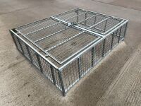 APPROX. 2000mm x 1550mm x 450mm GALVANISED GAS TANK STORAGE CAGE - 5