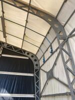 APPROX. 35ft LONG x 33ft WIDE x 25ft HIGH GALVANISED TEMPORARY BUILDING - 8