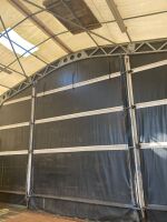 APPROX. 35ft LONG x 33ft WIDE x 25ft HIGH GALVANISED TEMPORARY BUILDING - 9