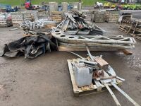 APPROX. 35ft LONG x 33ft WIDE x 25ft HIGH GALVANISED TEMPORARY BUILDING - 19