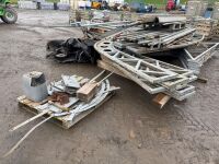 APPROX. 35ft LONG x 33ft WIDE x 25ft HIGH GALVANISED TEMPORARY BUILDING - 20