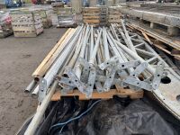 APPROX. 35ft LONG x 33ft WIDE x 25ft HIGH GALVANISED TEMPORARY BUILDING - 24