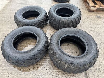 4No. UNUSED QUAD TYRES&nbsp;
