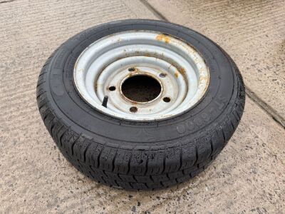 5 STUD RIM & TYRE TO SUIT IFOR WILLIAMS 195/60R12C