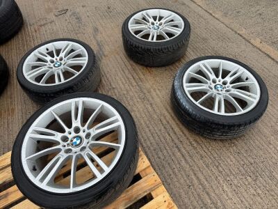 4No. ALLOY RIMS & TYRES TO SUIT BMW 225/40ZR18