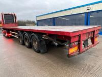 DENNISON 45FT 39 TON TRI AXLE FLAT TRAILER ON AIR - 10